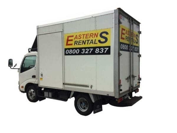 Side Of 12 m3 Box Truck | Eastern Rentals
