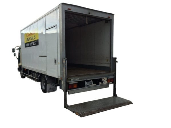 Back Of Box Truck With Tail Lift | Eastern Rentals
